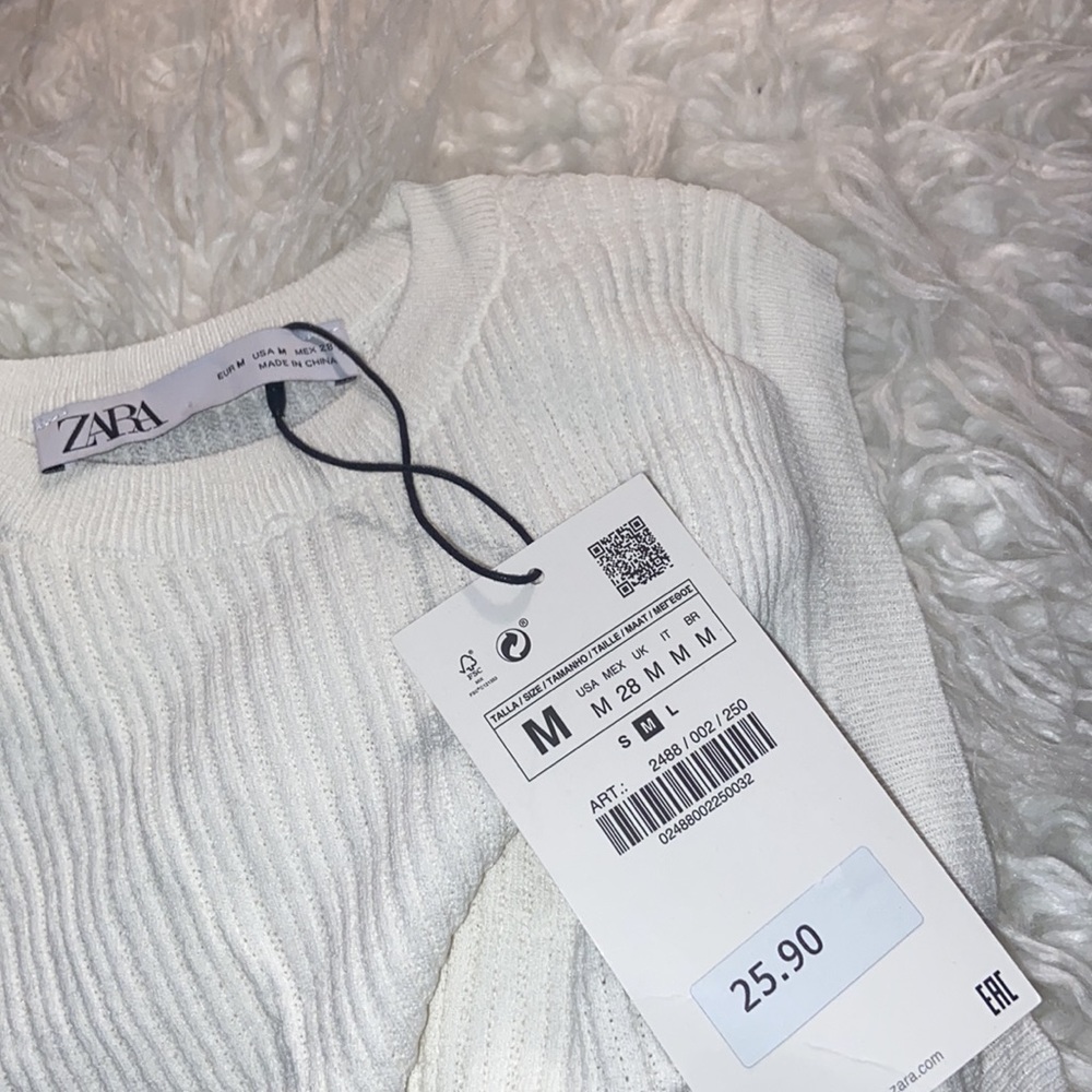 Zara top NWT